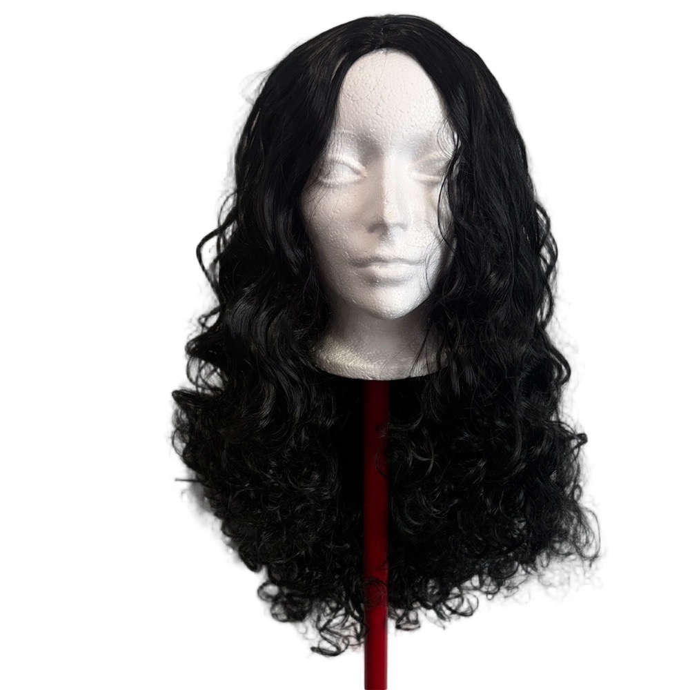 Luxurious Black Curly Hair Wig
